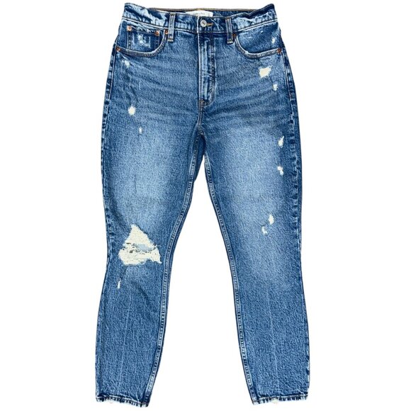 EUC Women's ABERCROMBIE‎ & FITCH The Skinny High Rise Jean | Size 4R/27 - Picture 4 of 10